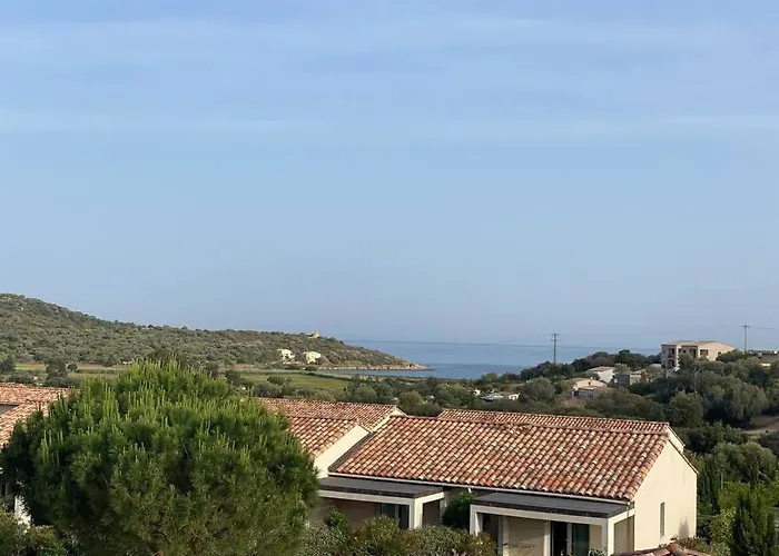 Ma Paillote A Lozari 6/8 Pers Vue Avec Piscine Apartment