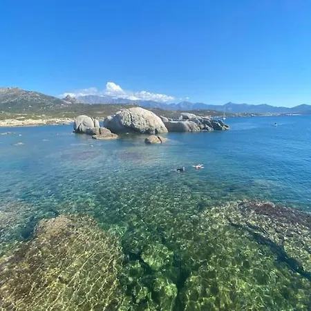 Ma Paillote A Lozari 6/8 Pers Vue Avec Piscine Apartment *